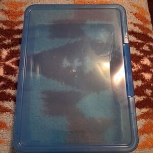 Source Unknown Translucent Blue Organizer